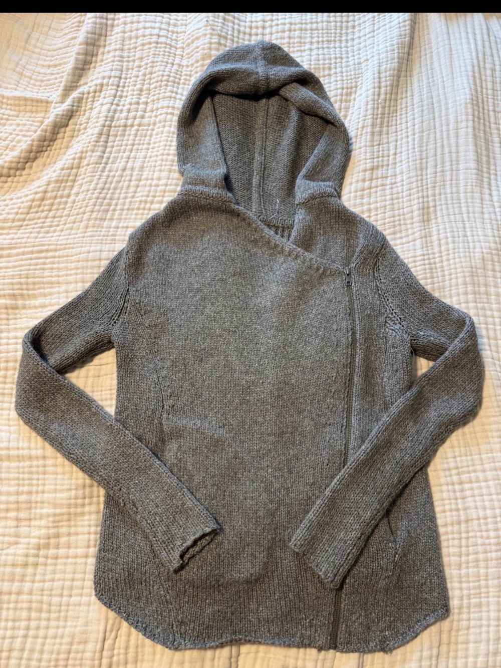 Helmut Lang Alpaca Silk Hooded
Cardigan | Size P